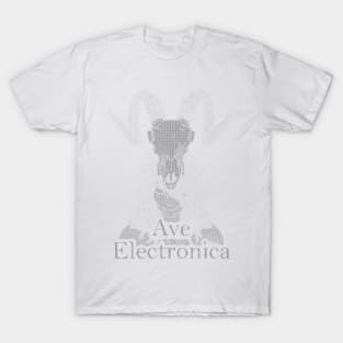 ASCii Savage Girl - Ave Electronica (Black) T-Shirt